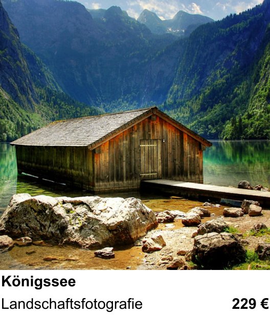 Perspektivischer Foto-Workshop über Königssee: Landschaftsfotografie
