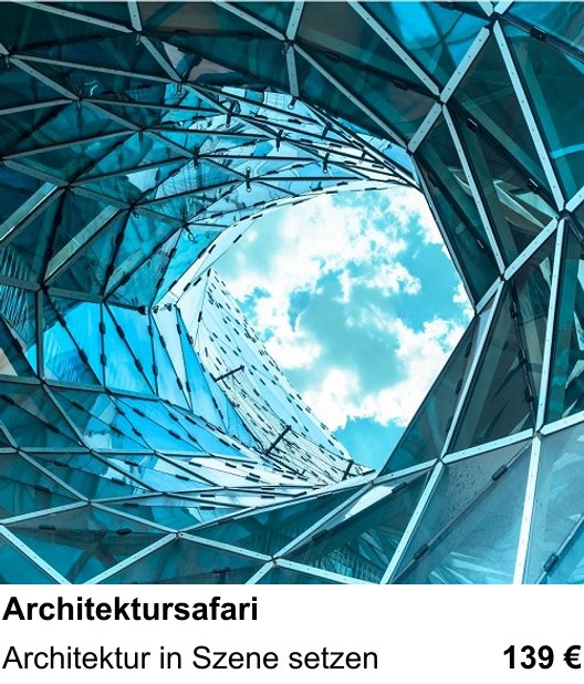 Fotografie-Training in Mainz: Architektursafari und Architektur in Szene setzen