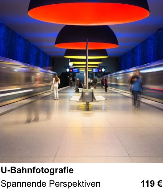 Fotografie-Training in Mainz: U-Bahnfotografie und Spannende Perspektiven