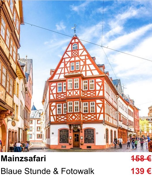 Mainzsafari als Kamera-Fotokurs
