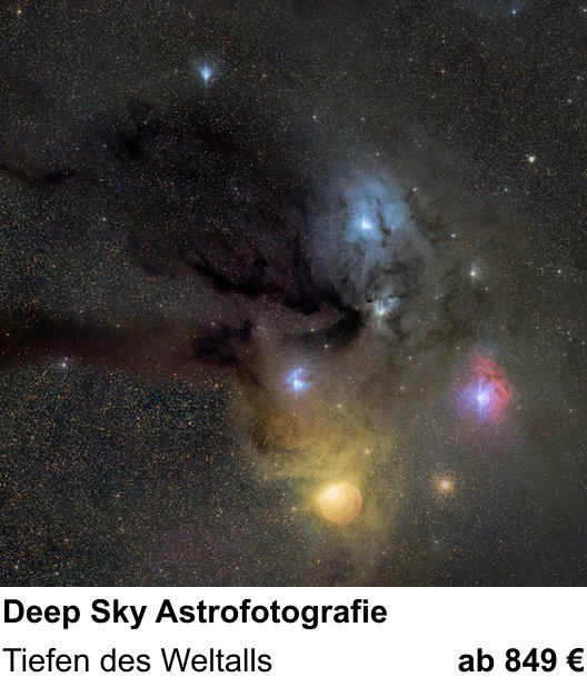 Perspektivischer Foto-Workshop über Deep Sky Astrofotografie: Tiefen des Weltalls