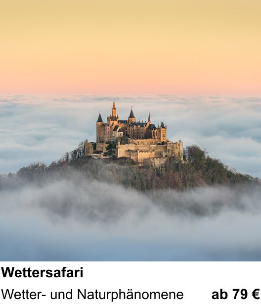 Perspektivischer Foto-Workshop über Wettersafari: Wetter- und Naturphänomene